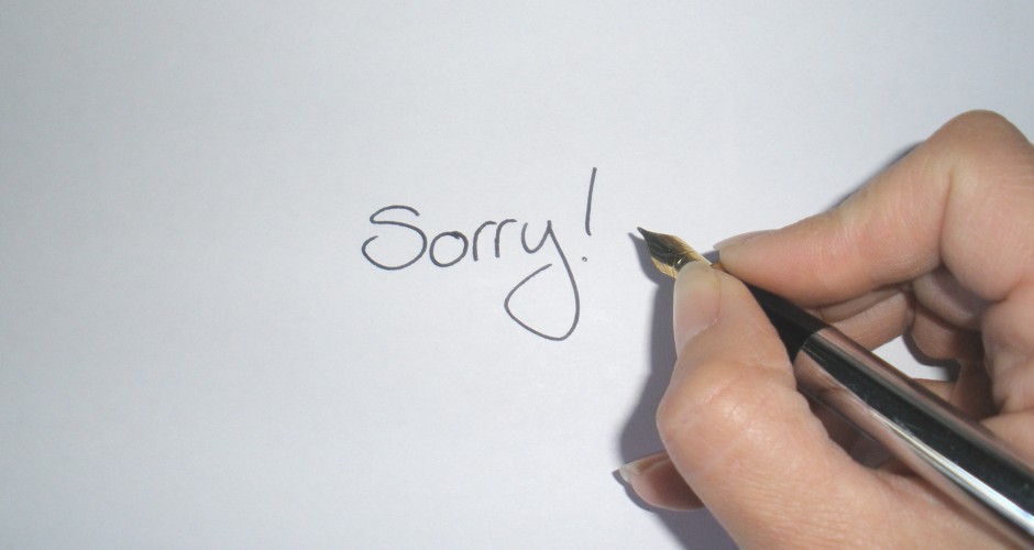 Apology: A Culture a lot of People Lack!